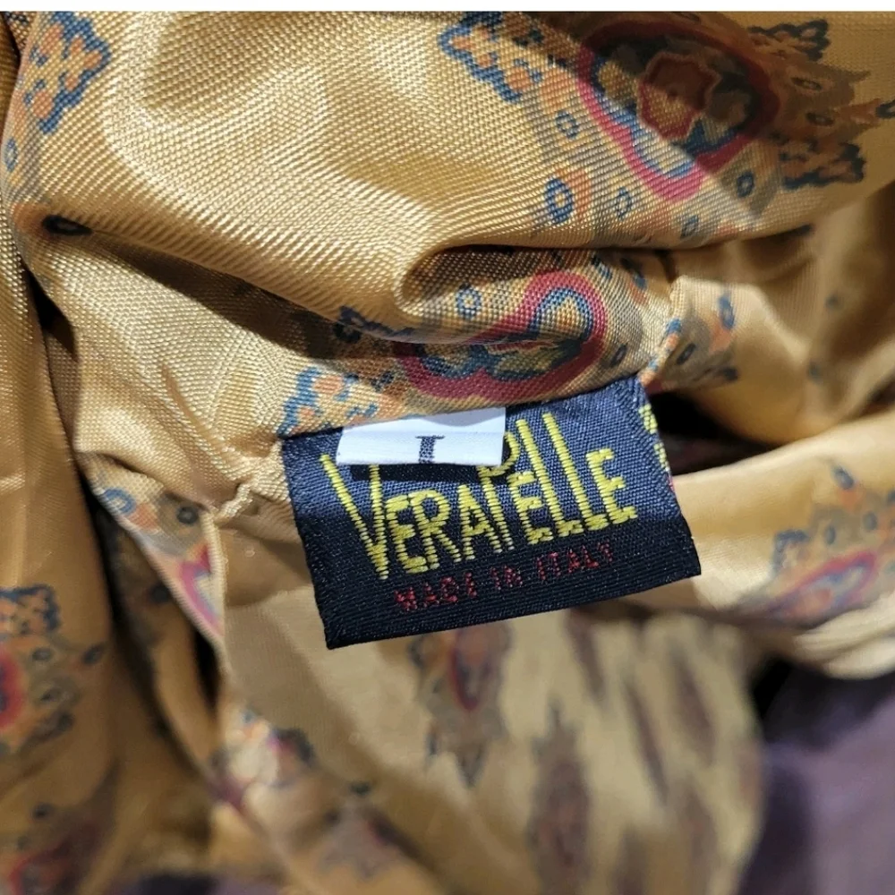 Vtg Brown Leather Cape Coat - Picture 14 of 14